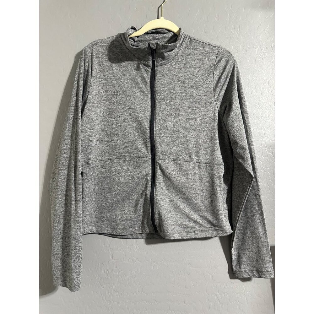 All In Motion Women's Soft Stretch Jacket Gray/Black Size XL NWT